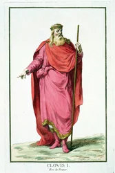 Clovis I (481-511), König der Salischen Franken